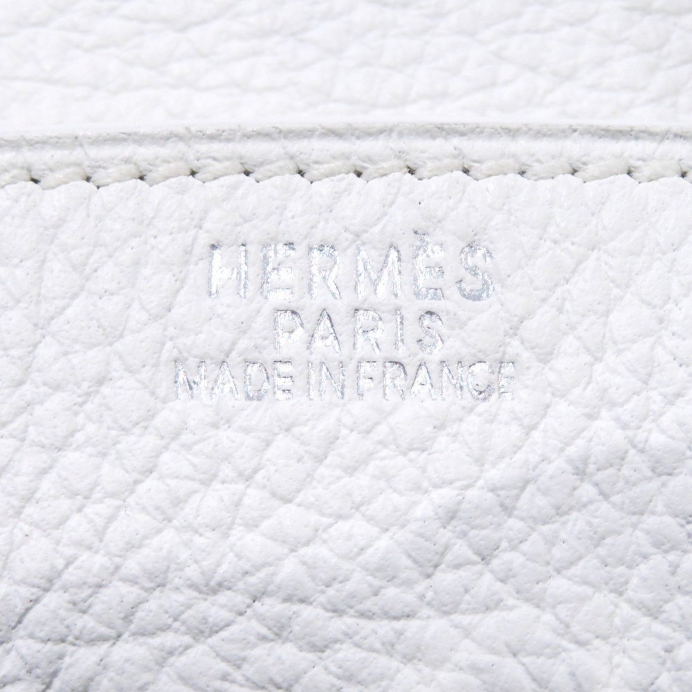 HERMES Hermes Birkin 30 Handbag Blanc/Silver hardware Togo □I stamp D7 Women'... - Picture 12 of 16